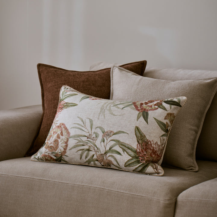 Blake Natural Cushion - Madras Link