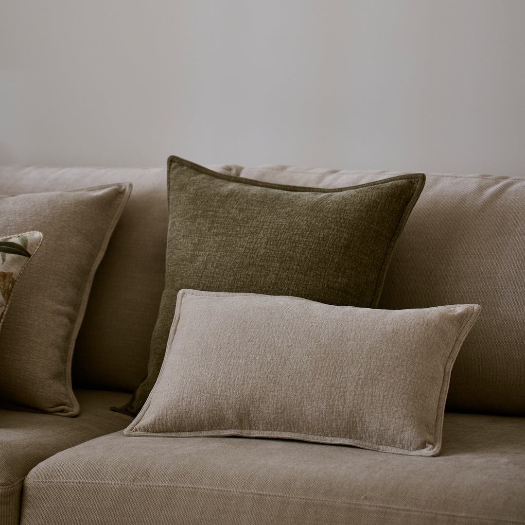 Blake Natural Lumbar Cushion - Madras Link