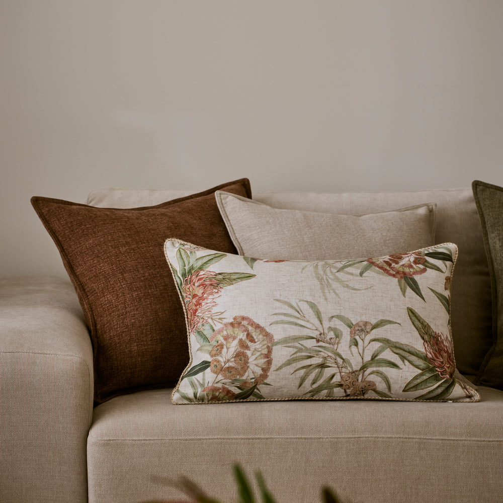 Sylvan Rust Cushion - Madras Link