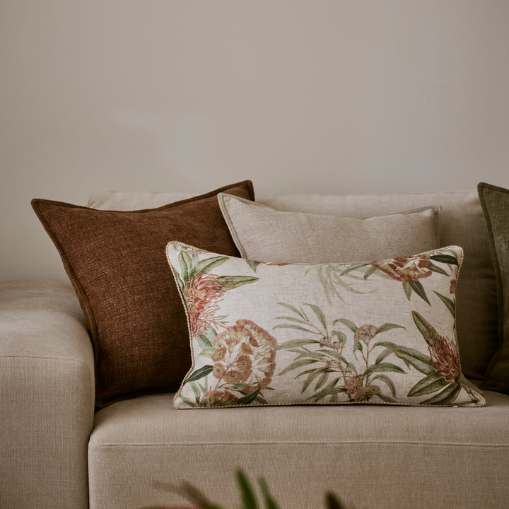 Blake Rust Cushion - Madras Link