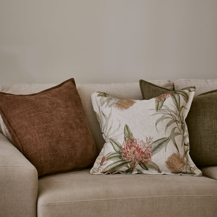 Blake Rust Cushion - Madras Link