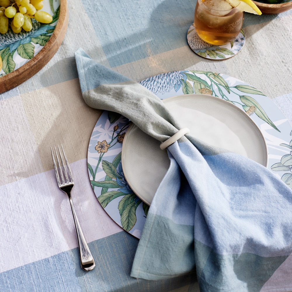 Portside Blue Napkin Set of 4 - Madras Link