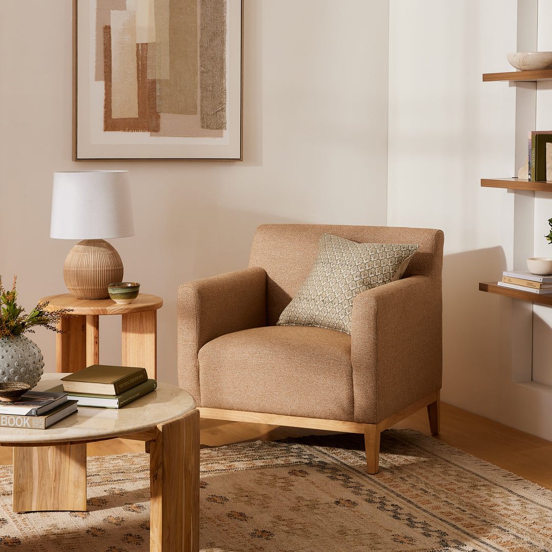 Farrell Neutral Textured Artwork - Madras Link