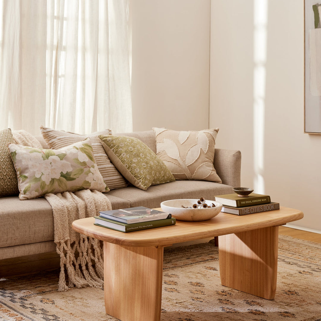 Skylar Organic Oval Coffee Table - Madras Link