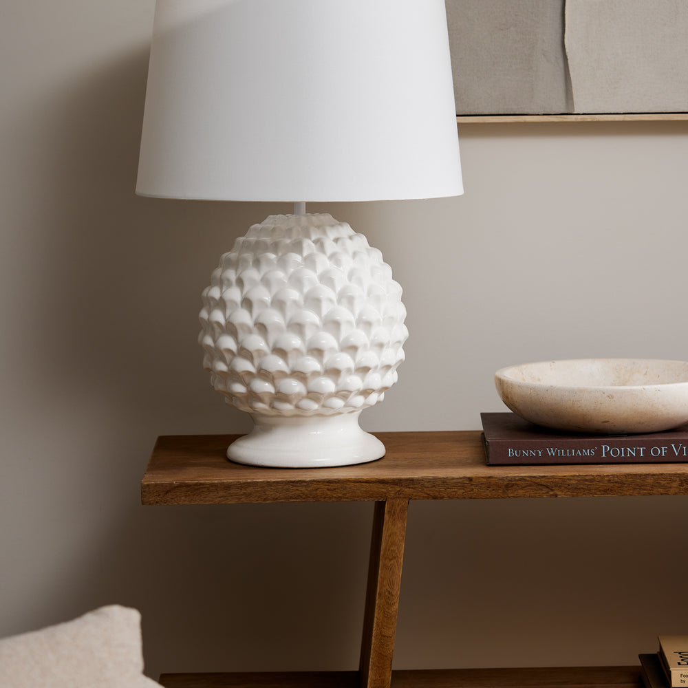 Nichols White Lamp - Madras Link