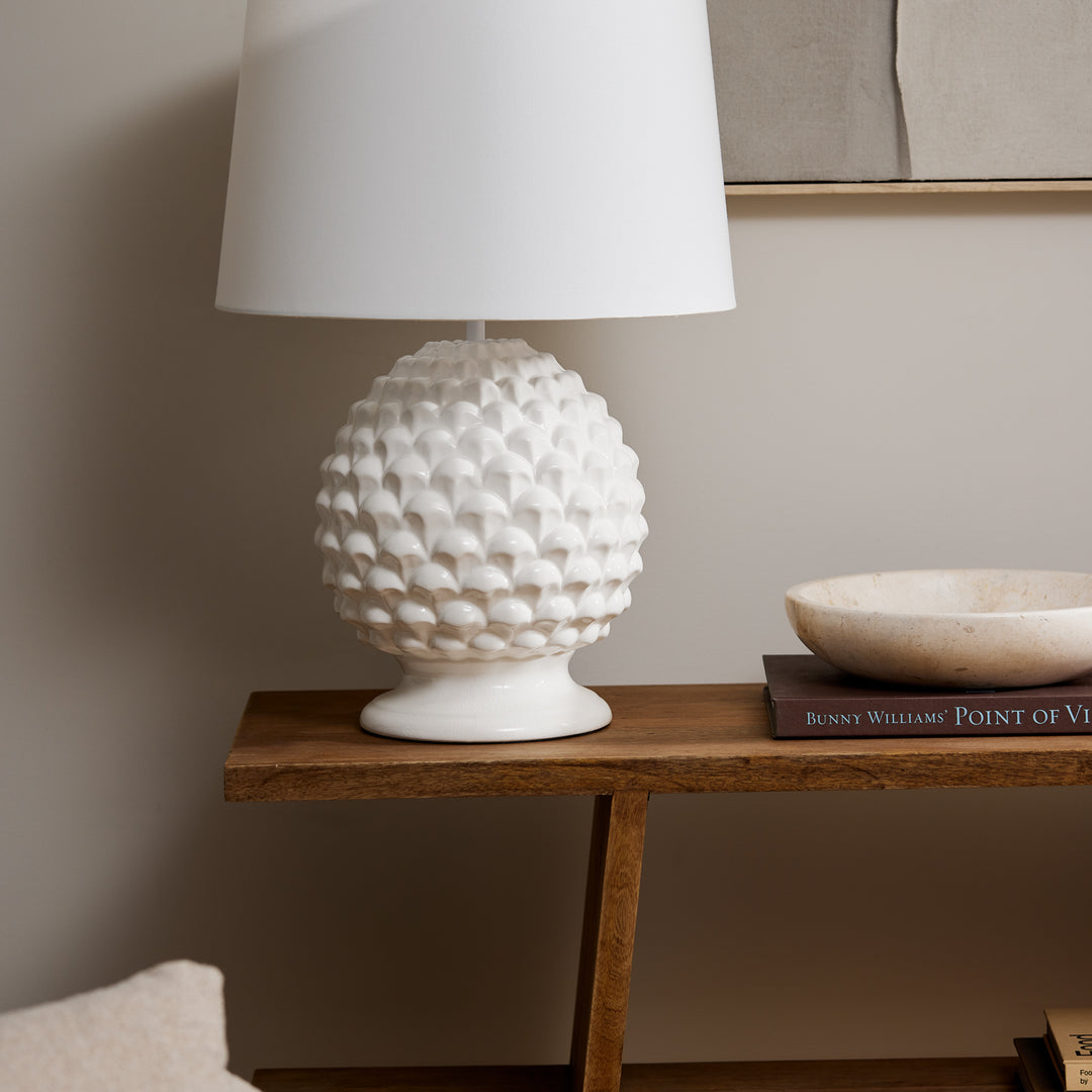 Nichols White Lamp - Madras Link
