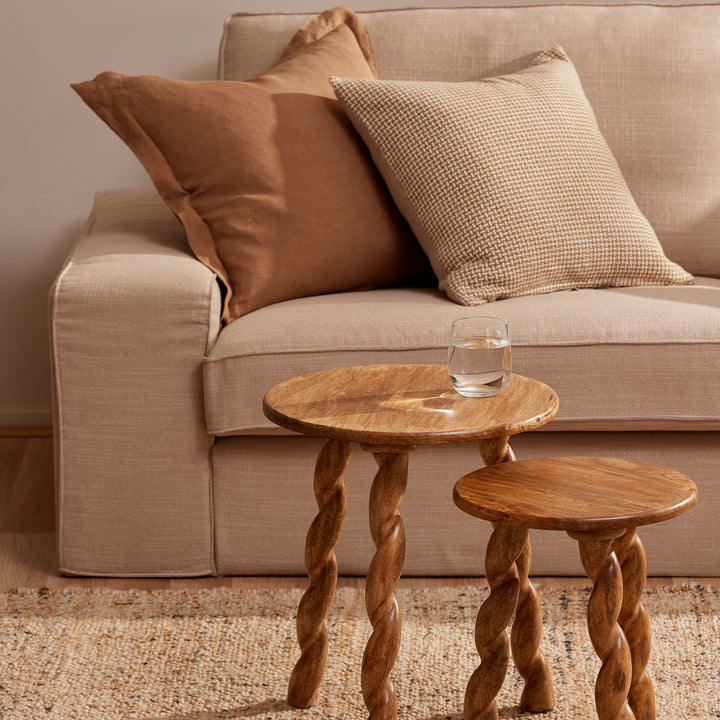 Nichols Twist Leg Side Table Set of 2 - Madras Link