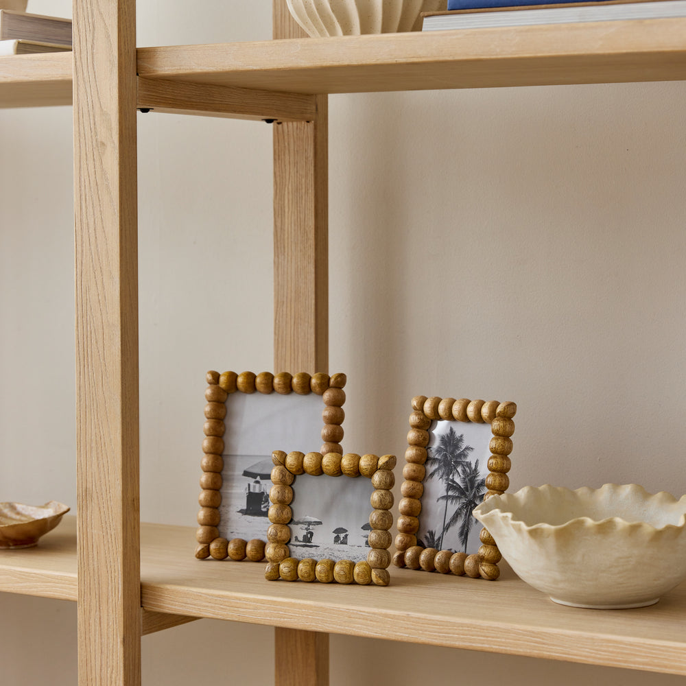 Bobbin Natural Photo Frame Square - Madras Link