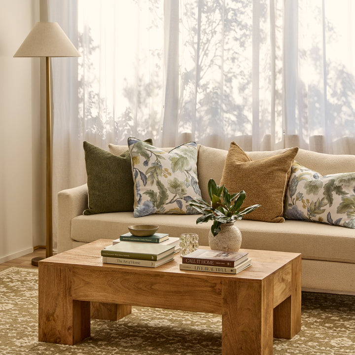 Charleston Blue/Green Cushion - Madras Link