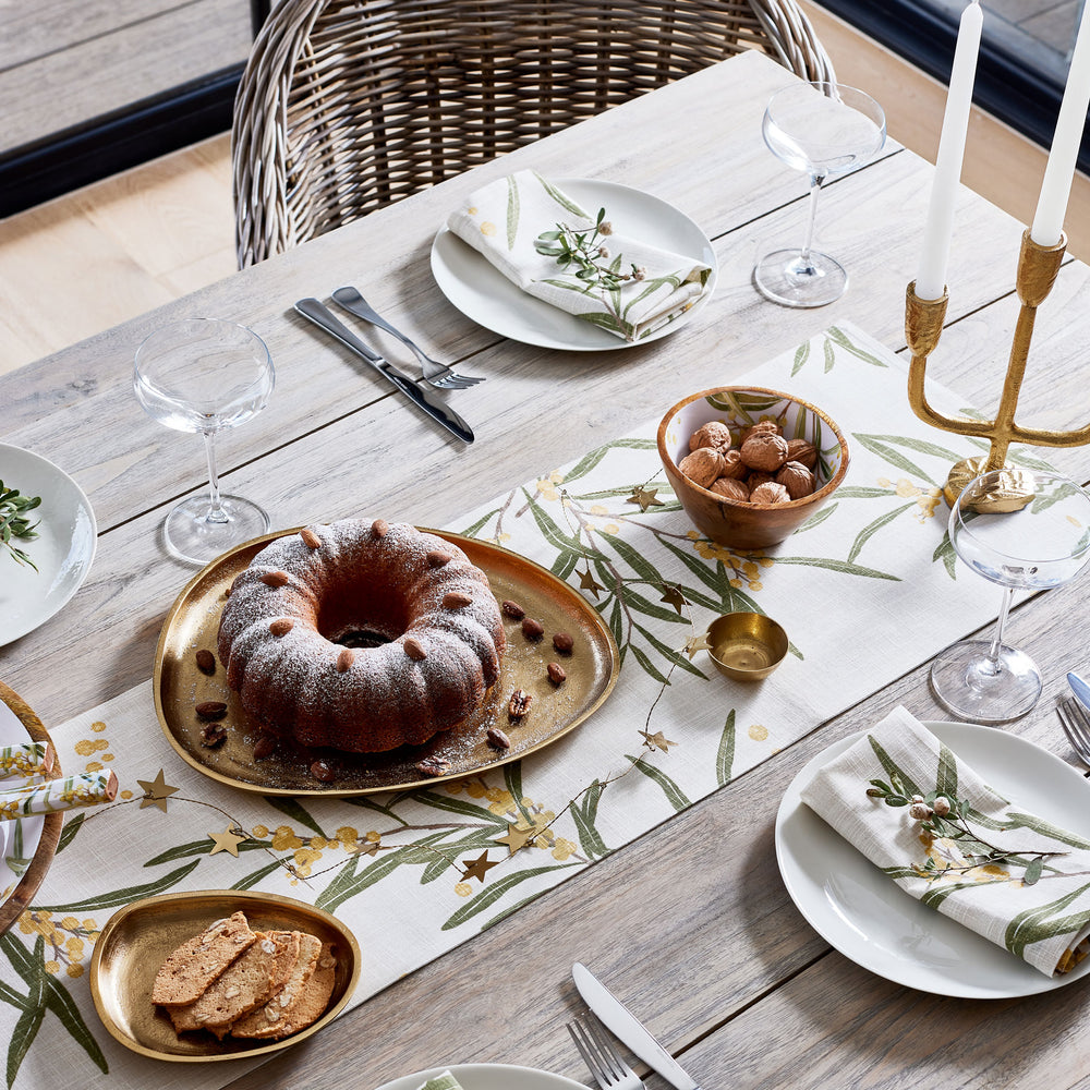 Golden Wattle Table Runner - Madras Link