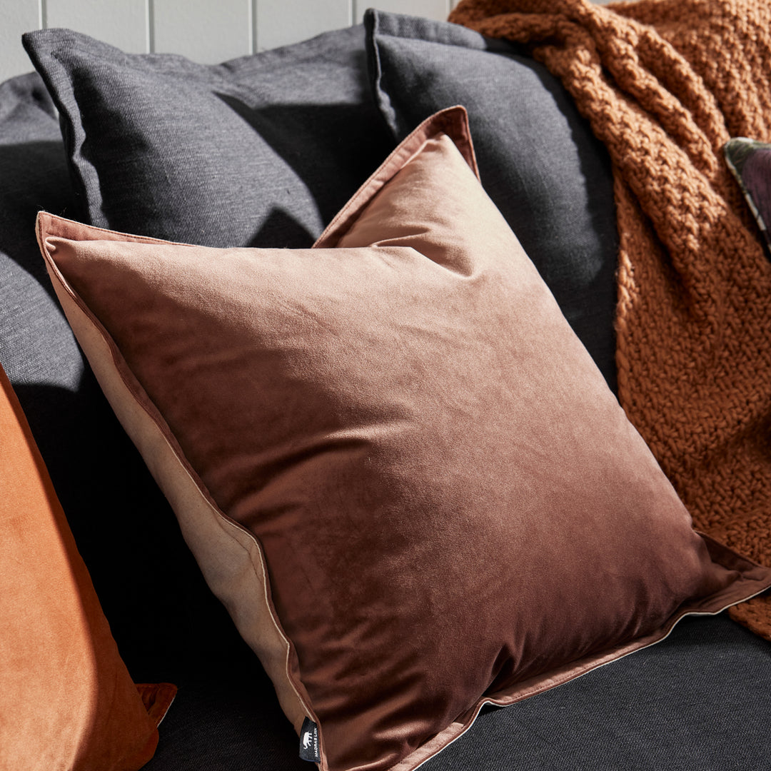 Mira Velvet Mocha Cushion