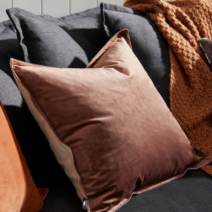 Mira Velvet Mocha Cushion