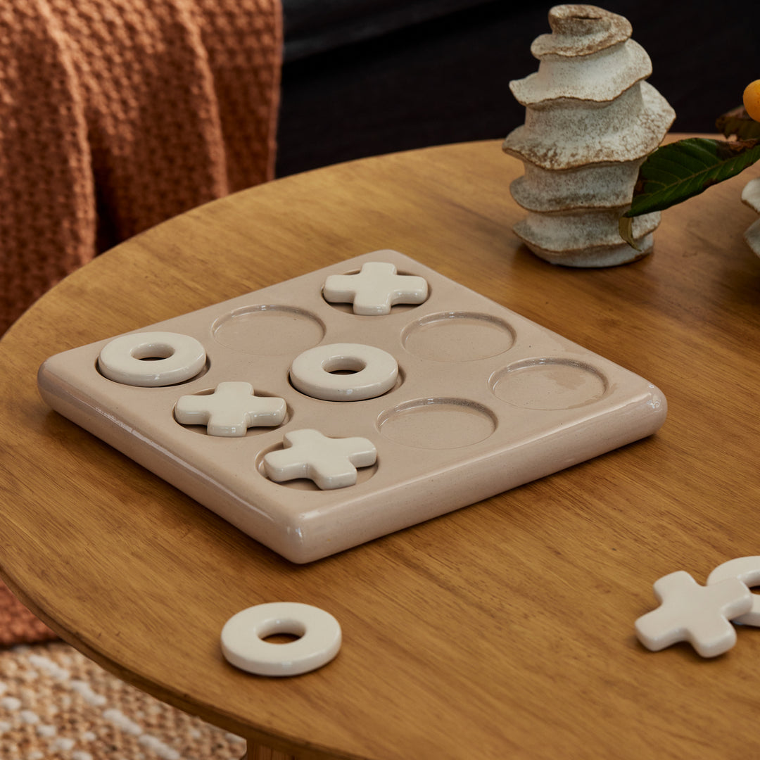 Ceramic Sand Tic Tac Toe