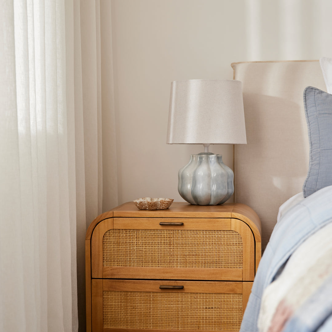 Somerset Pale Blue Lamp - Madras Link