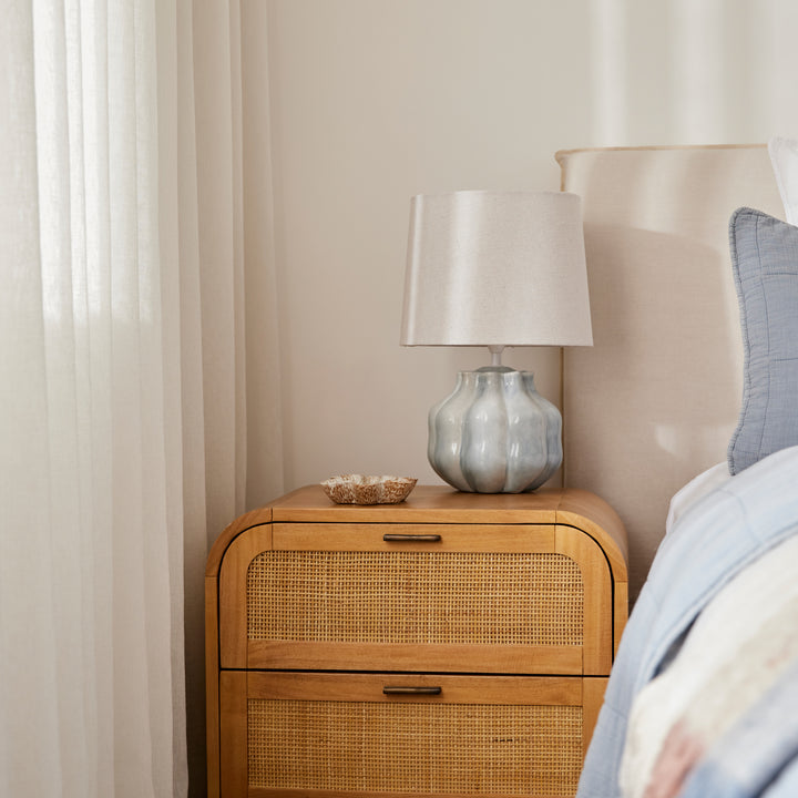 Somerset Pale Blue Lamp - Madras Link