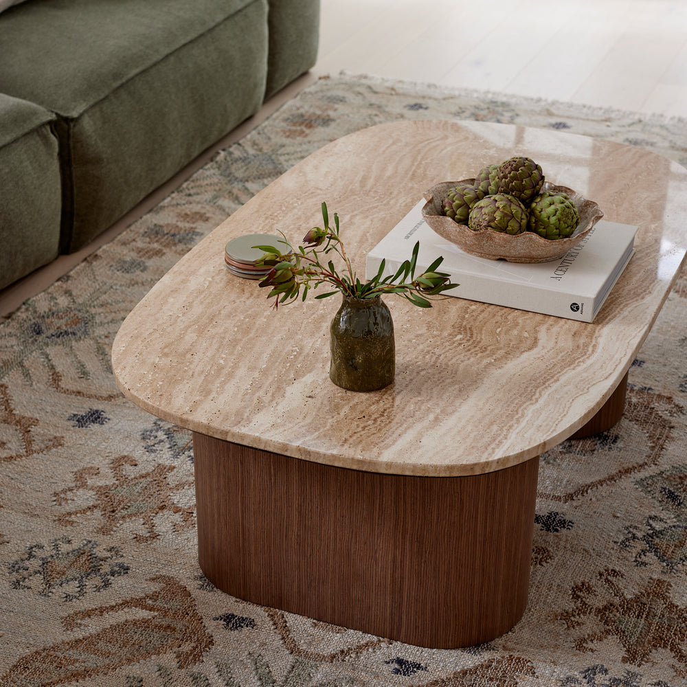 Oscar Travertine Look Coffee Table - Madras Link
