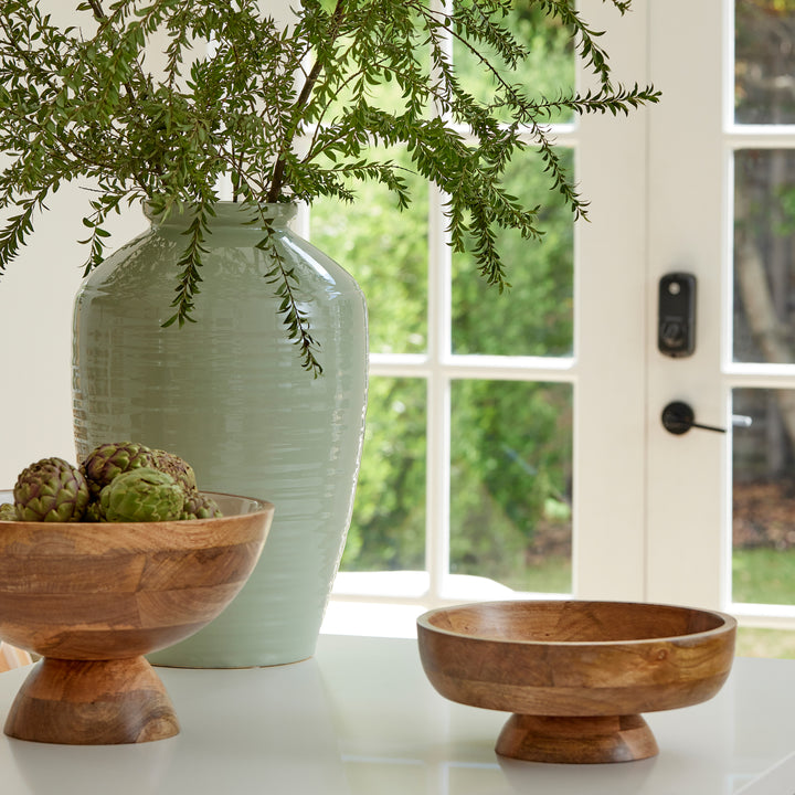 Canton Light Green Urn Vase - Madras Link