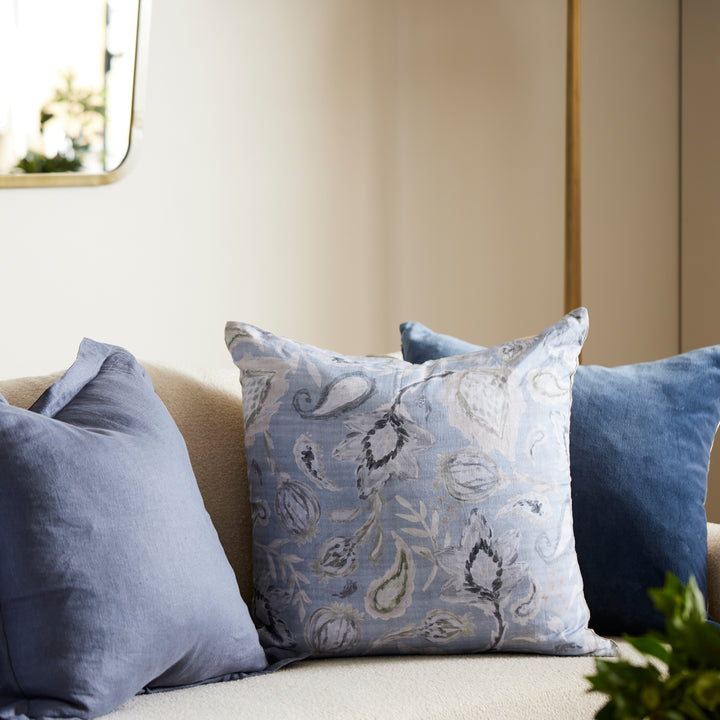 Samson Light Blue Cushion - Madras Link