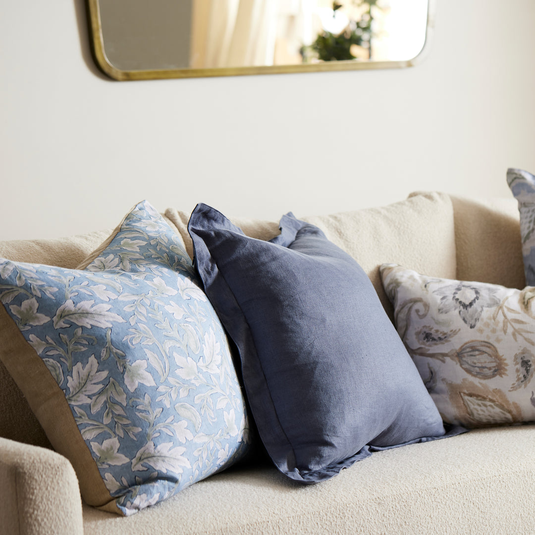 Barkley Light Blue Cushion - Madras Link