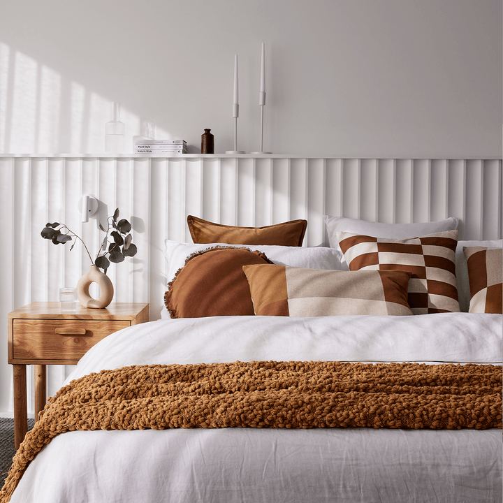 Alpine Mustard Throw - Madras Link