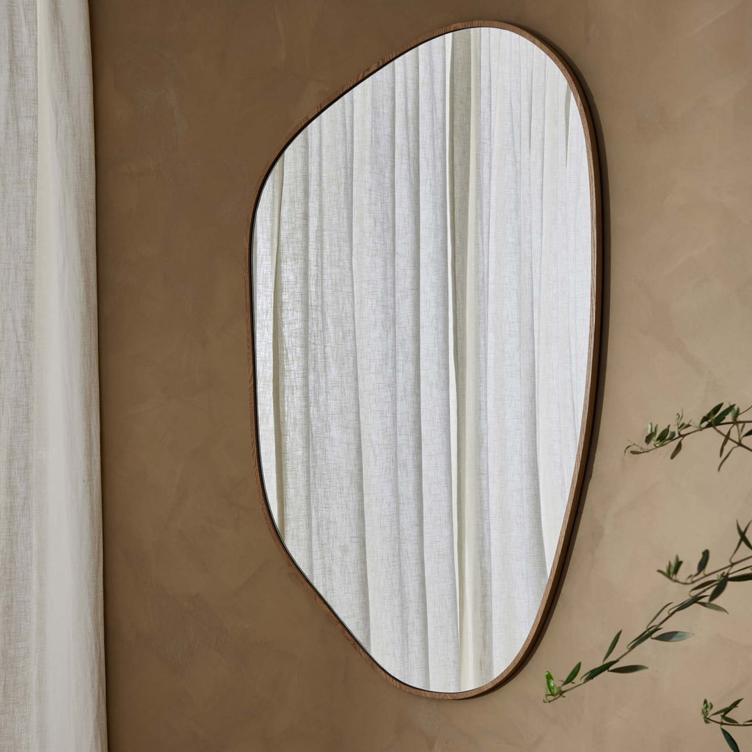 Elliot Natural Irregular Mirror - Madras Link