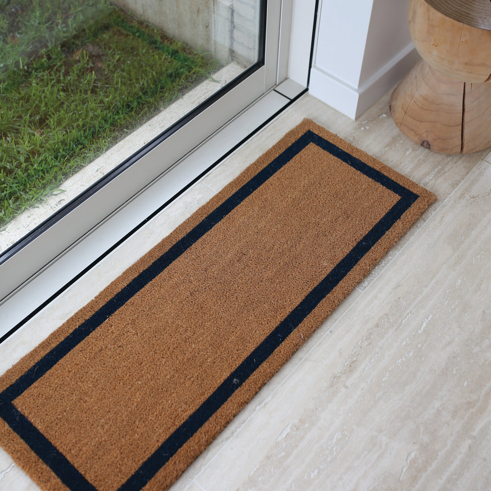 Cape Cod Navy Doormat 45x120cm - Madras Link