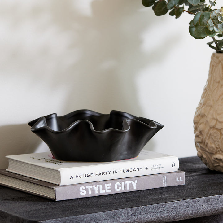 Wave Black Bowl
