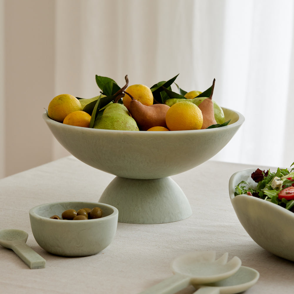 Aries Sage Green Resin Small Bowl - Madras Link