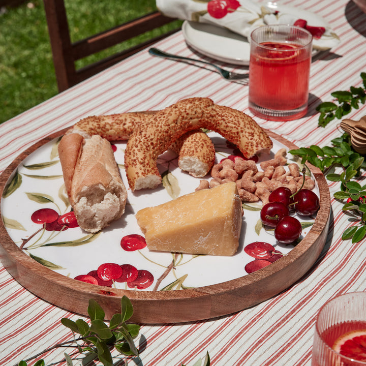 Cherry Round Platter - Madras Link