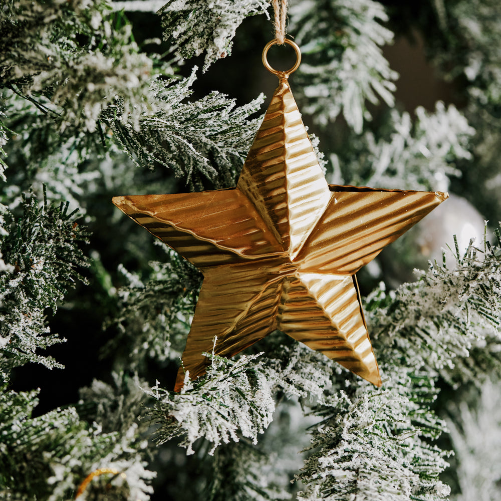 Gold Star Decoration Large - Madras Link
