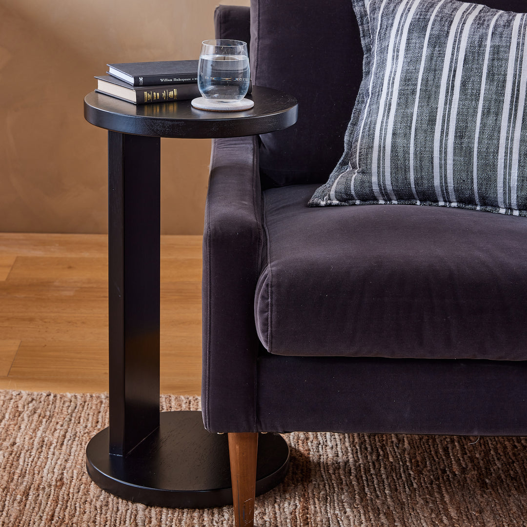 Wilbur Black Sofa Table