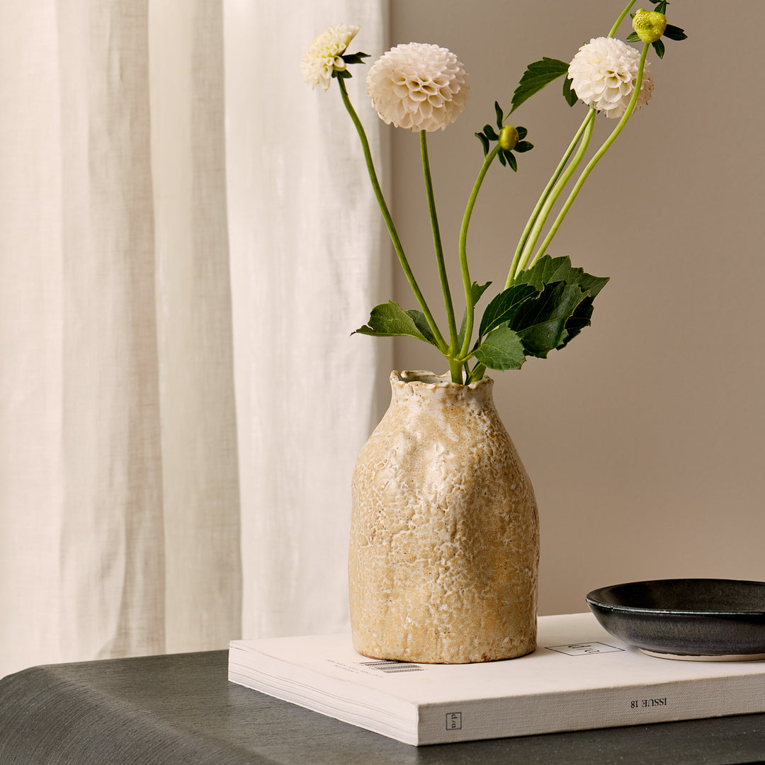 Chloe Natural Small Vase - Madras Link