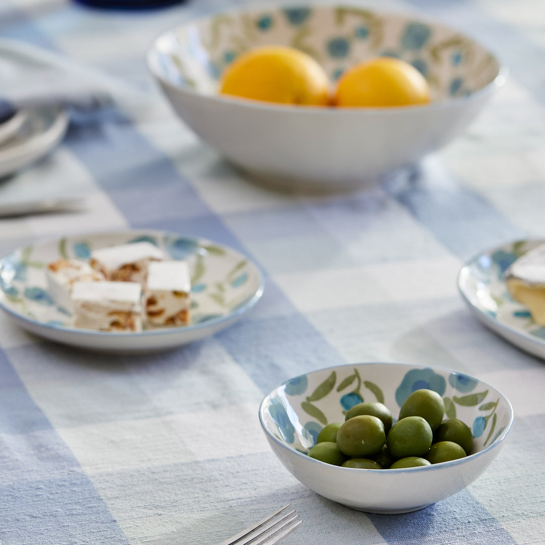 Lillian Blue/Green Small Bowl - Madras Link