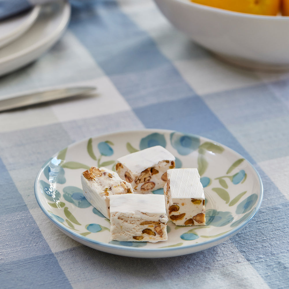 Lillian Blue/Green Small Plate - Madras Link