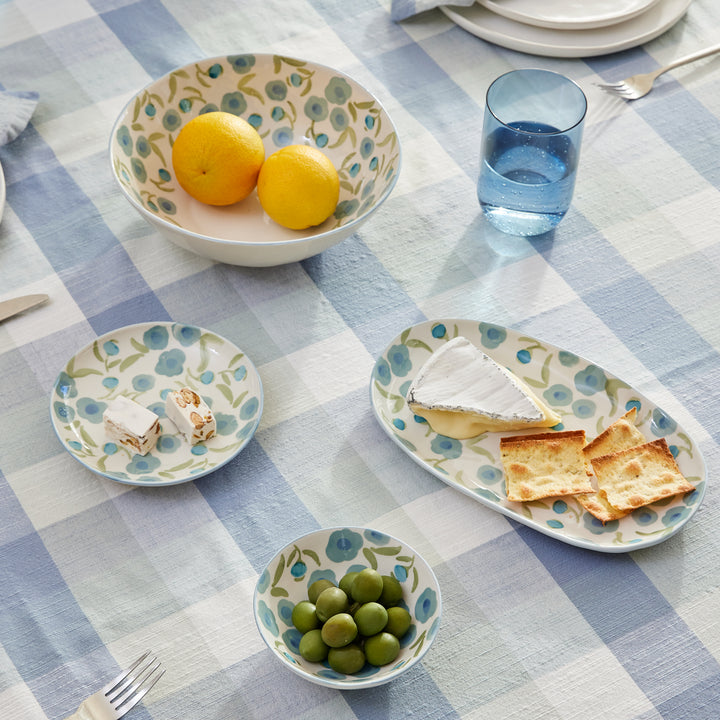 Lillian Blue/Green Large Bowl - Madras Link