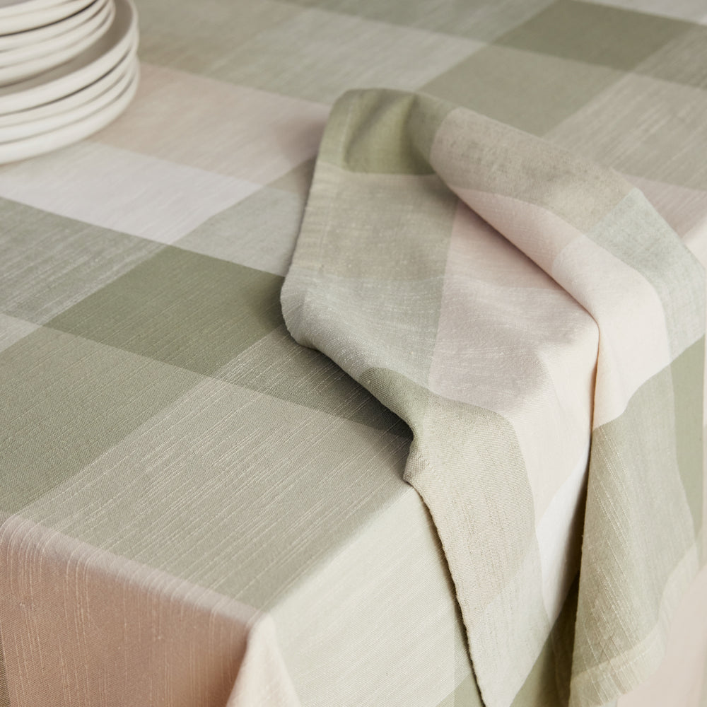 Heide Green Check Napkin Set of 4 - Madras Link