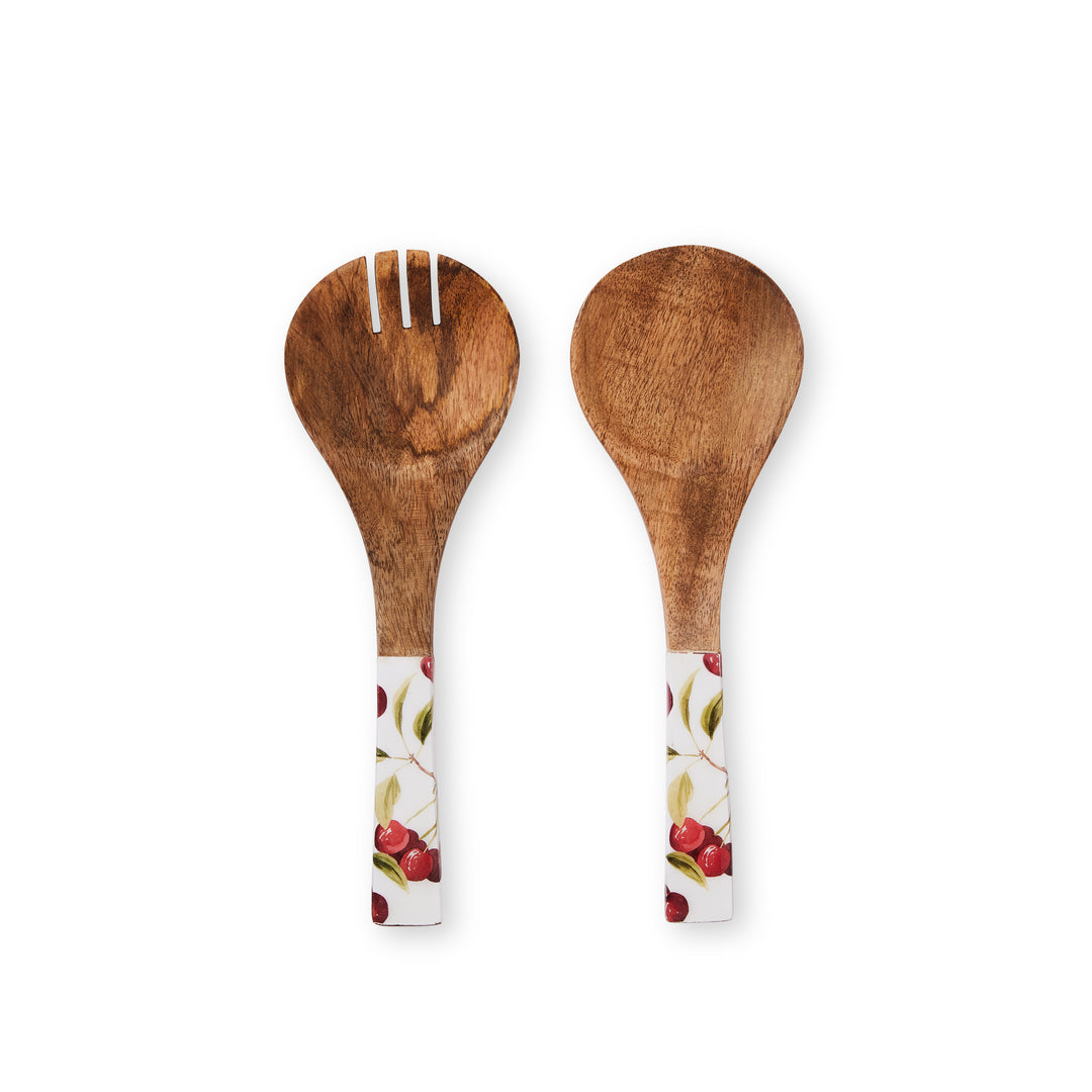 Cherry Salad Servers Set - Madras Link