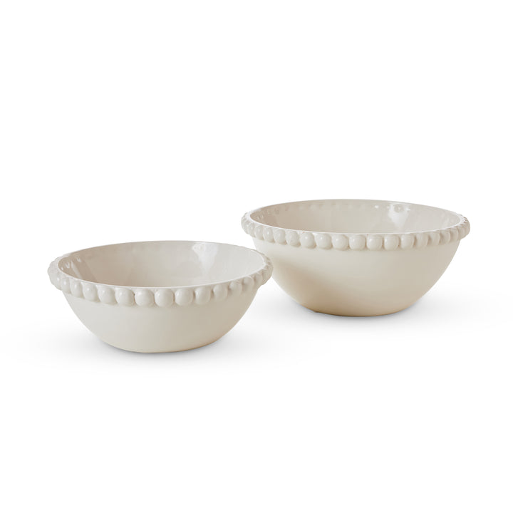 Eden White Large Bowl Set of 2 - Madras Link