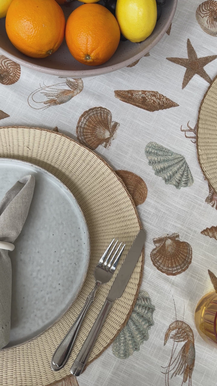 Jetty Napkins, Set of 4 - Oatmeal