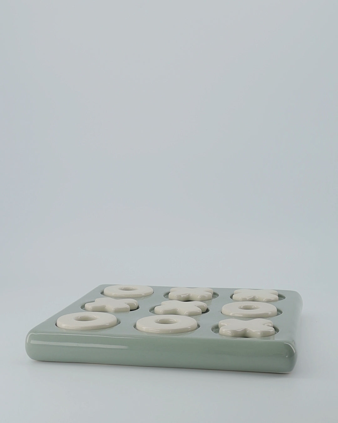 Ceramic Blue/White Tic Tac Toe