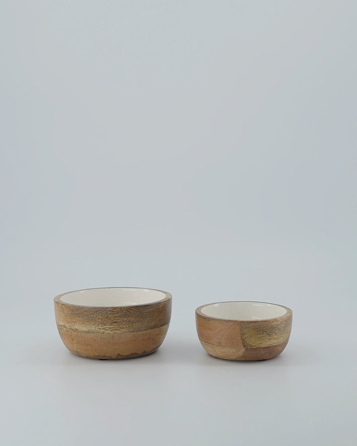 Palermo White Small Bowl Set 2