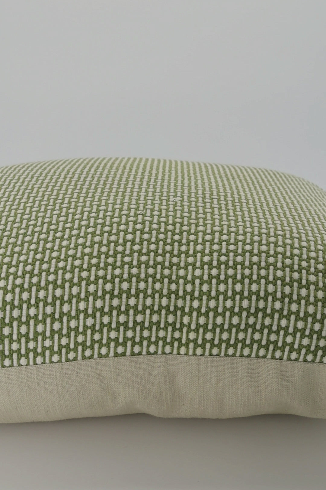 Flynn Olive Woven Cushion