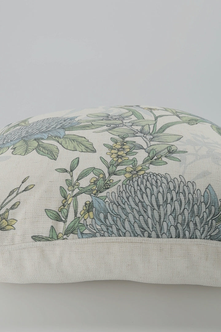 Glenelg White/Blue Cushion