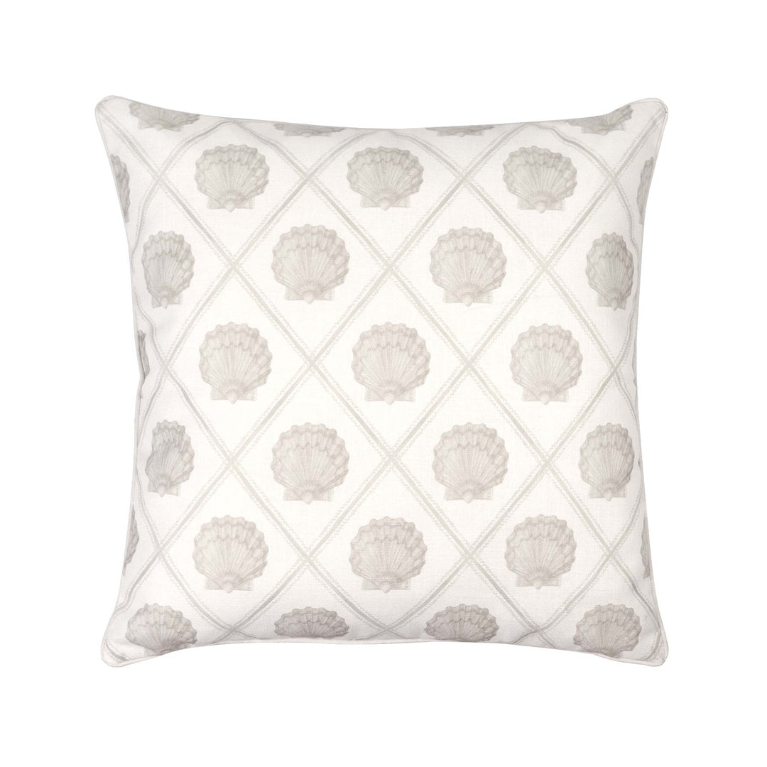 Scallop Check Cushion - Sand - Madras Link