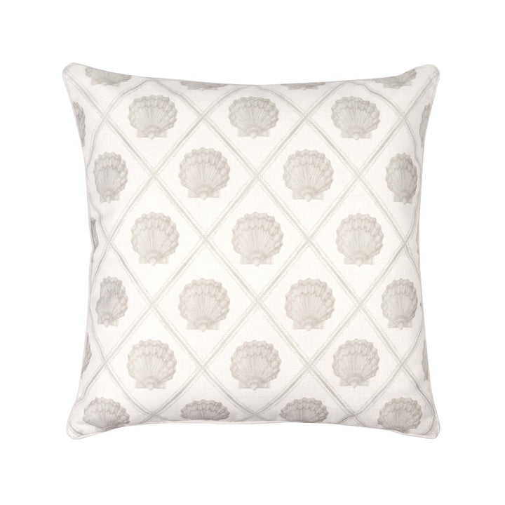 Scallop Check Cushion - Sand - Madras Link
