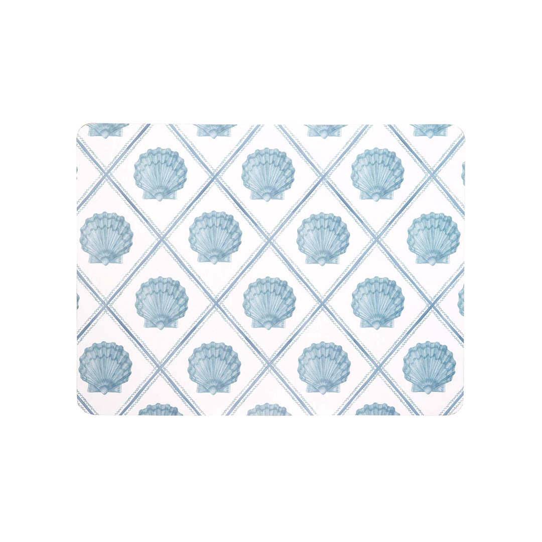 Scallop Check Rectangle Placemat - Madras Link