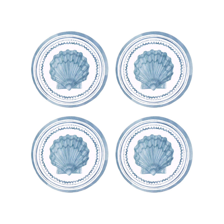 Scallop Round Coaster - Madras Link