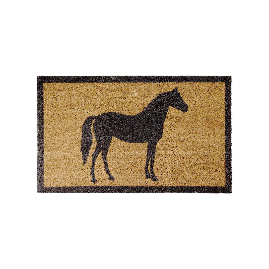 Horse Doormat - Madras Link