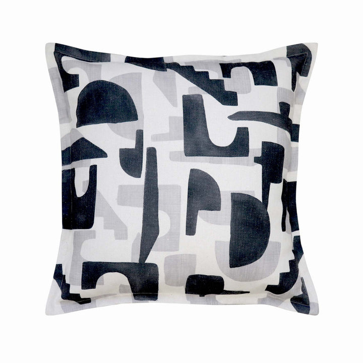 Revival Cushion - Charcoal - Madras Link