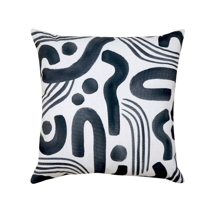 Abstract Lines Cushion - Madras Link